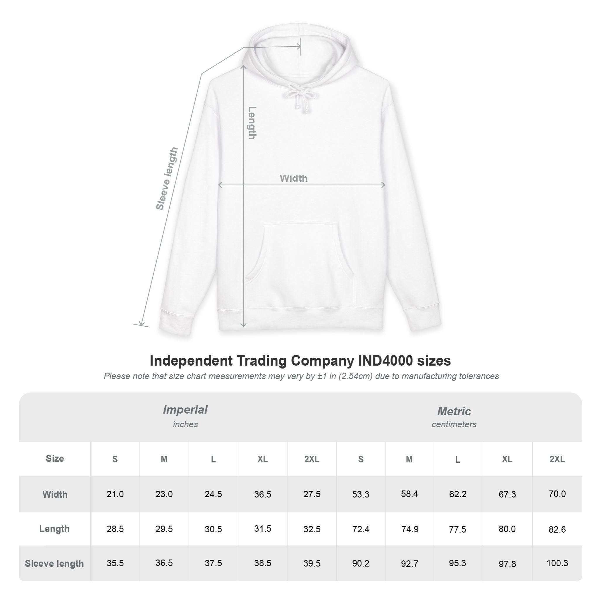 Beige Flag Essential Hoodie (Black Text)