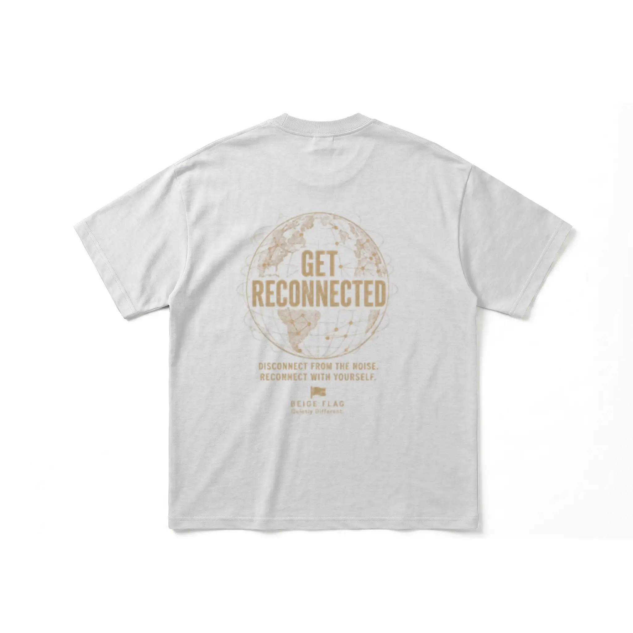  GET RECONNECTED. - Oversized Heavyweight T Shirt