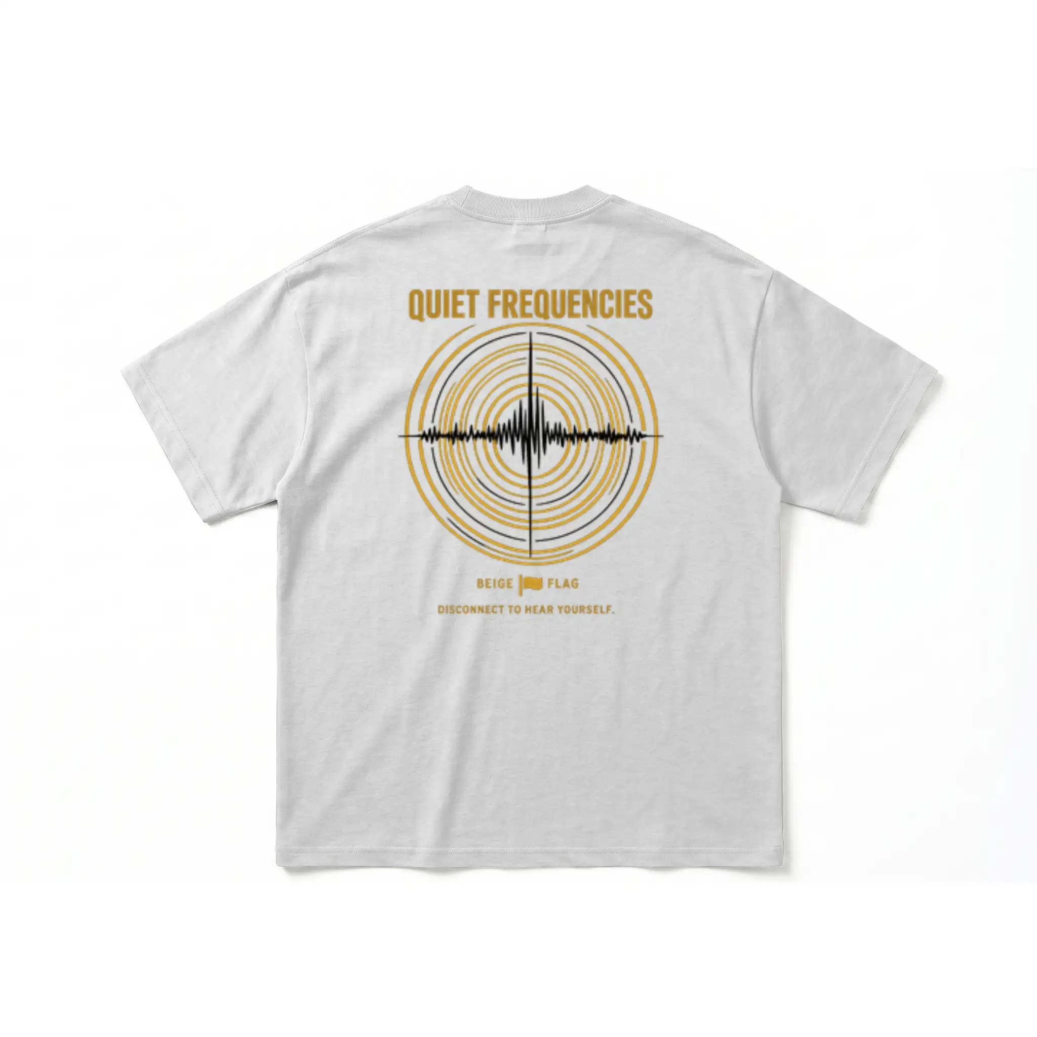 Quiet Frequencies. – Oversized Heavyweight T-Shirt