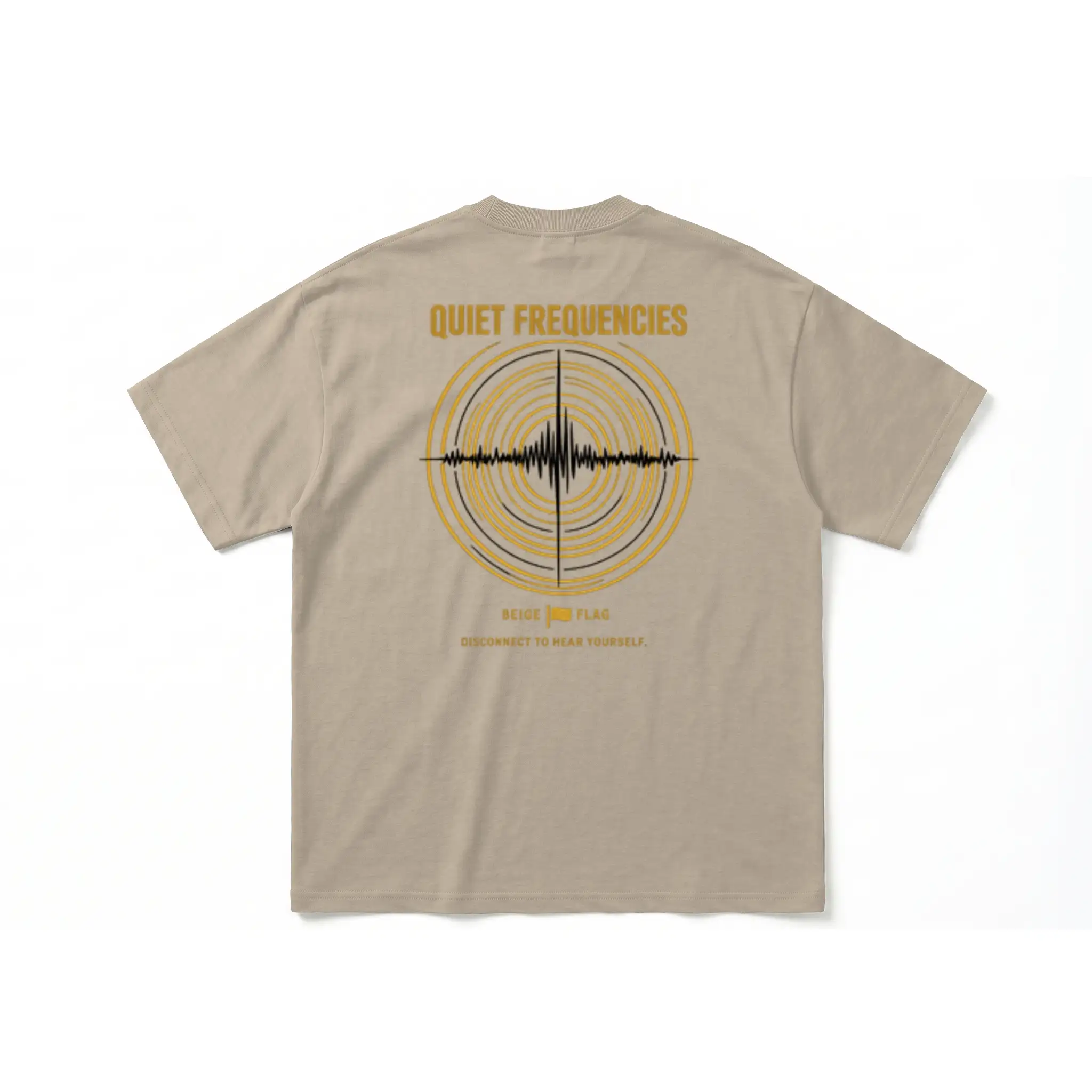 Quiet Frequencies. – Oversized Heavyweight T-Shirt
