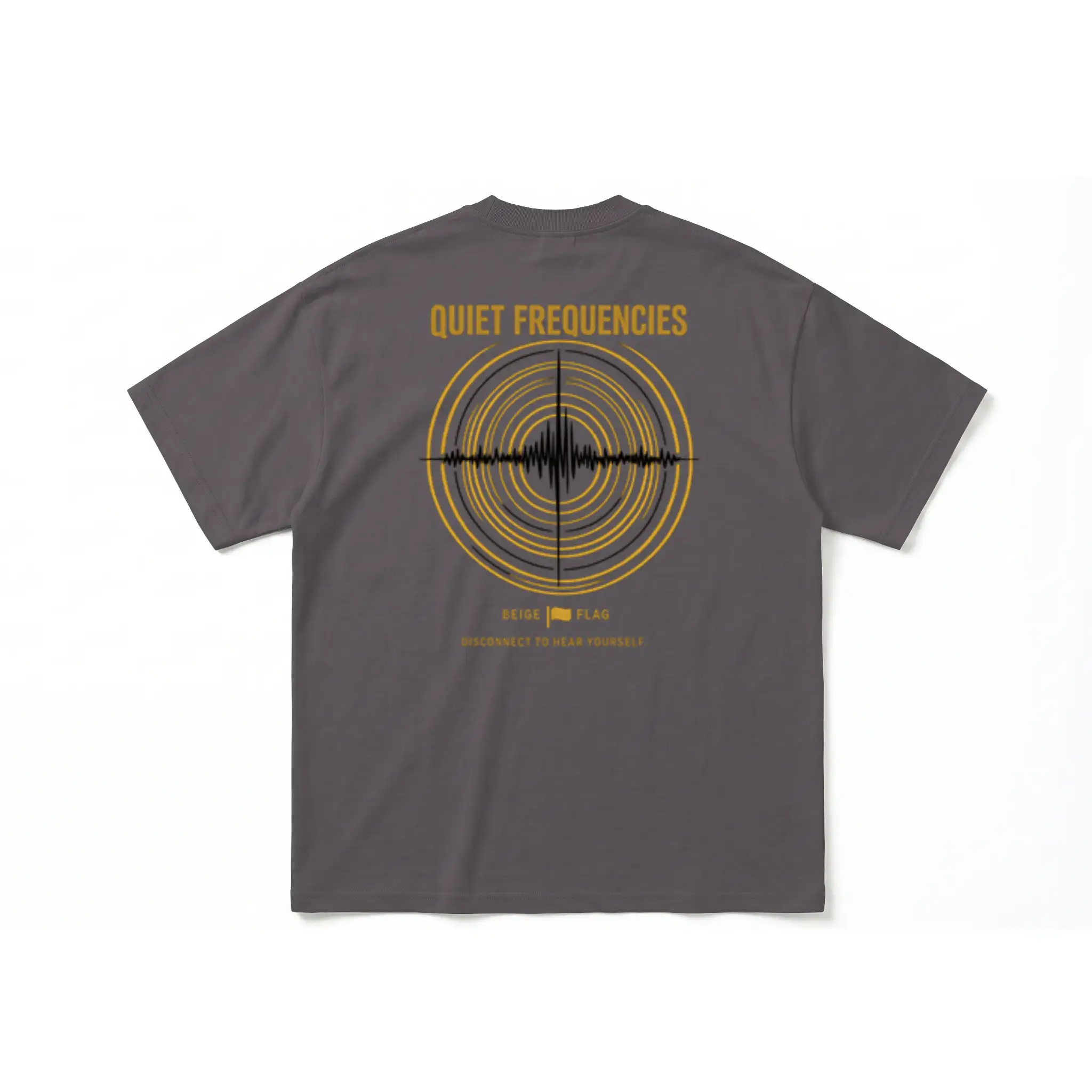 Quiet Frequencies. – Oversized Heavyweight T-Shirt