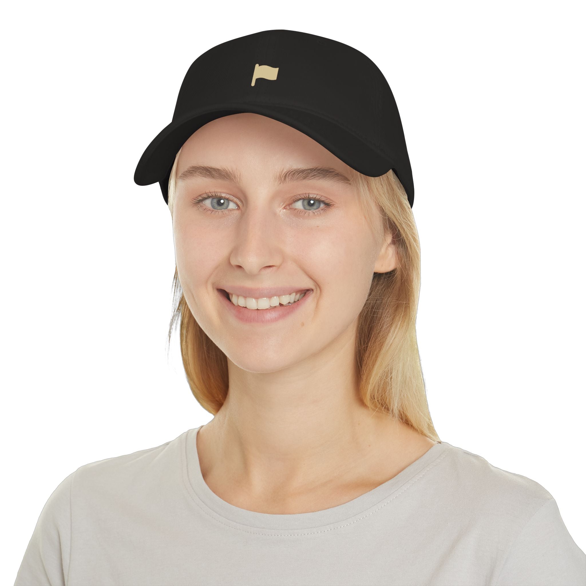 Beige Flag Essential Cap Low Profile Baseball Hat