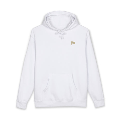 Beige Flag Essential Hoodie (Black Text)